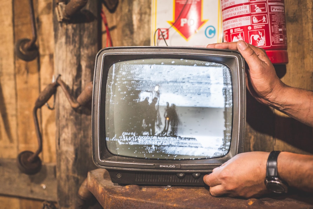 Light gun on a CRT television.